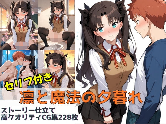 【エロ漫画】凛と魔法の夕暮れ