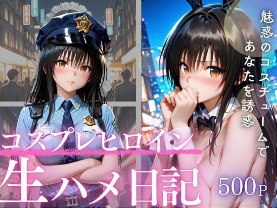 【エロ漫画】コスプレイヤーと知らない同士で始まる夜