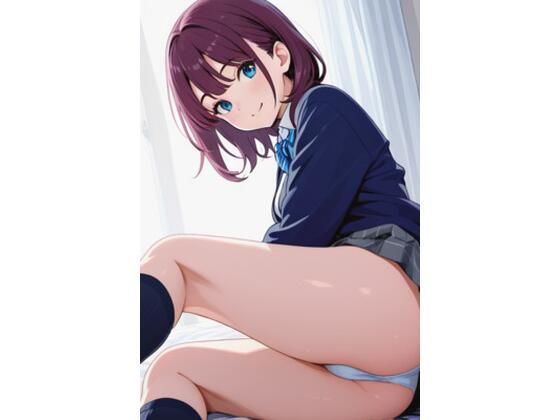 【エロ漫画】パンちら美女