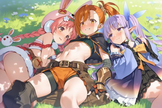 【エロ漫画】プリ◯セスni◯ネクト？リトルリリカルの禁じられた遊び＋数年後の大人の遊び