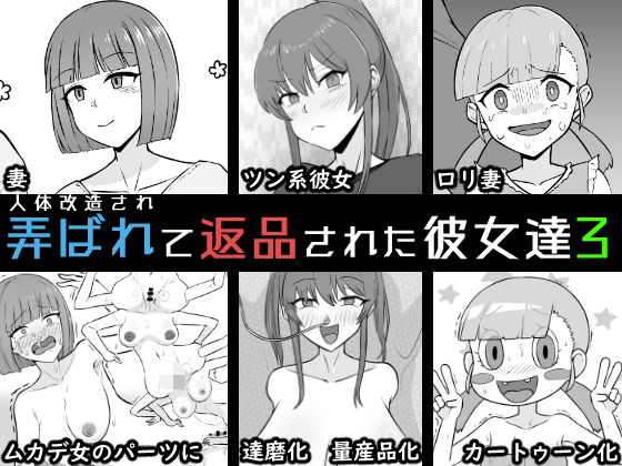 【エロ漫画】人体改造されて返品された彼女達3