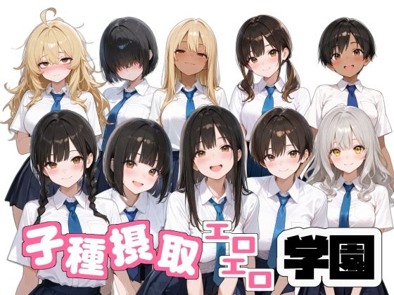 【エロ漫画】子種摂取エロエロ学園