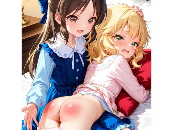 【エロ漫画】橘ありす・櫻井桃華（アイドルマスター）お尻叩きイラスト集