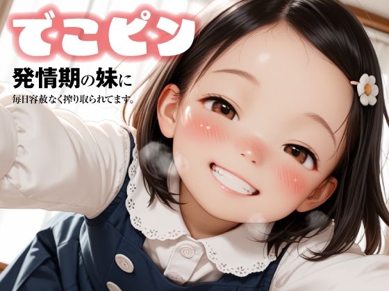 【エロ漫画】でこピン -発情期の妹に毎日容赦なく搾り取られてます。-
