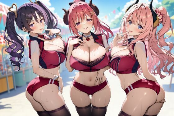 【エロ漫画】プリ◯セスni◯ネクト？ルーセント学園の絞精祭