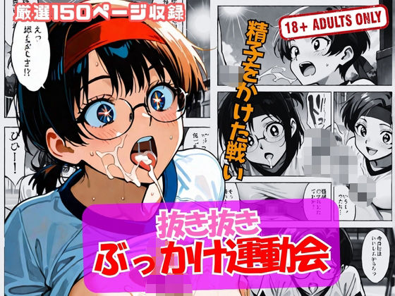 【エロ漫画】抜き抜き ぶっかけ運動会