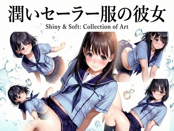 【エロ漫画】潤いセーラー服の彼女