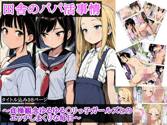 【エロ漫画】田舎のパパ活事情 〜貞操観念ゆるゆるな〇リっ子ガールズとのエッチしまくりな毎日〜