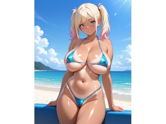 【エロ漫画】ギャル  ビキニ！！